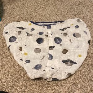 Little Unicorn car seat canopy from the Planetary collection.